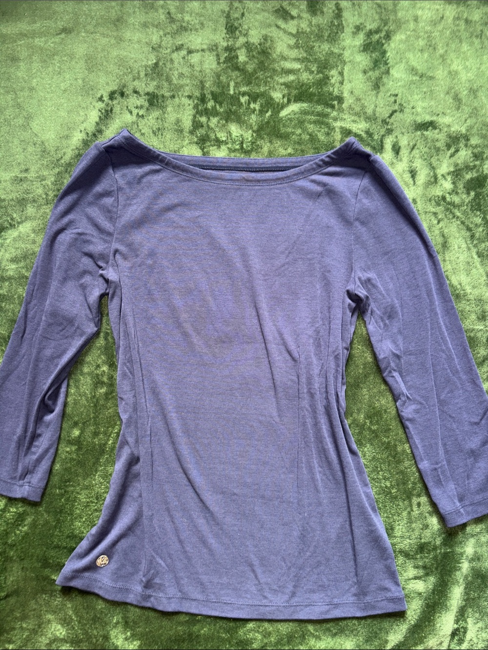 Navy Lilly Pulitzer 3/4 Sleeve Top